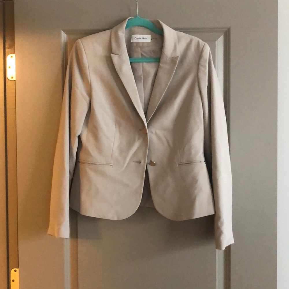 Tan blazer